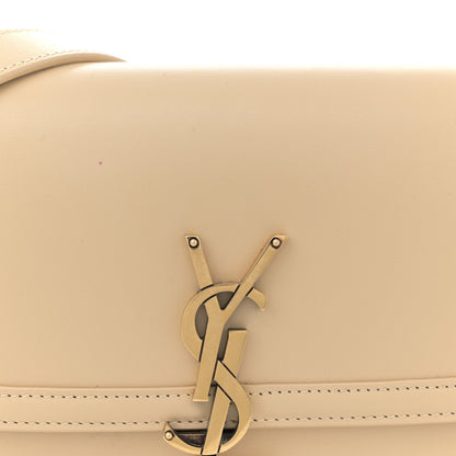Saint Laurent Smooth Calfskin Small Solferino Satchel Ivory Natural 8 of 14