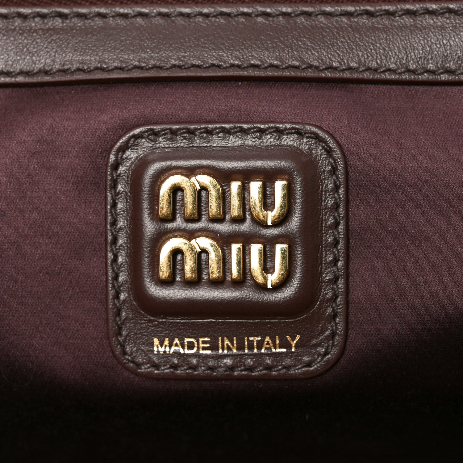 Miu Miu Soft Calf Softy Large Beau Top Handle Bag Radica 6 of 9