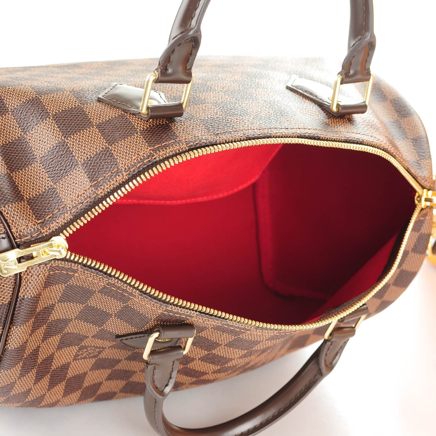Louis Vuitton Damier Ebene Speedy Bandouliere 30 6 of 9