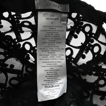 Christian Dior Mesh Hat M Black 7 of 10