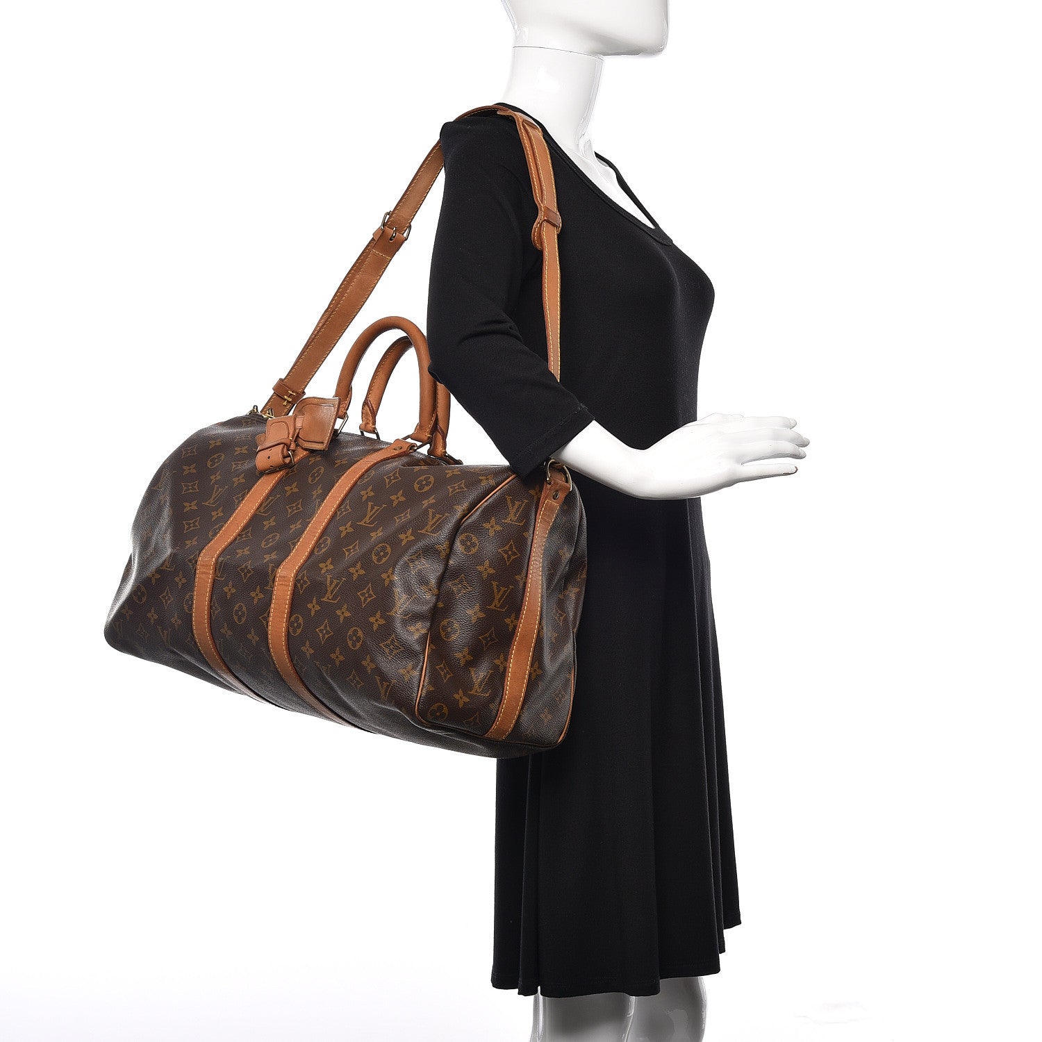 Louis Vuitton Monogram Keepall Bandouliere 45 3 of 15