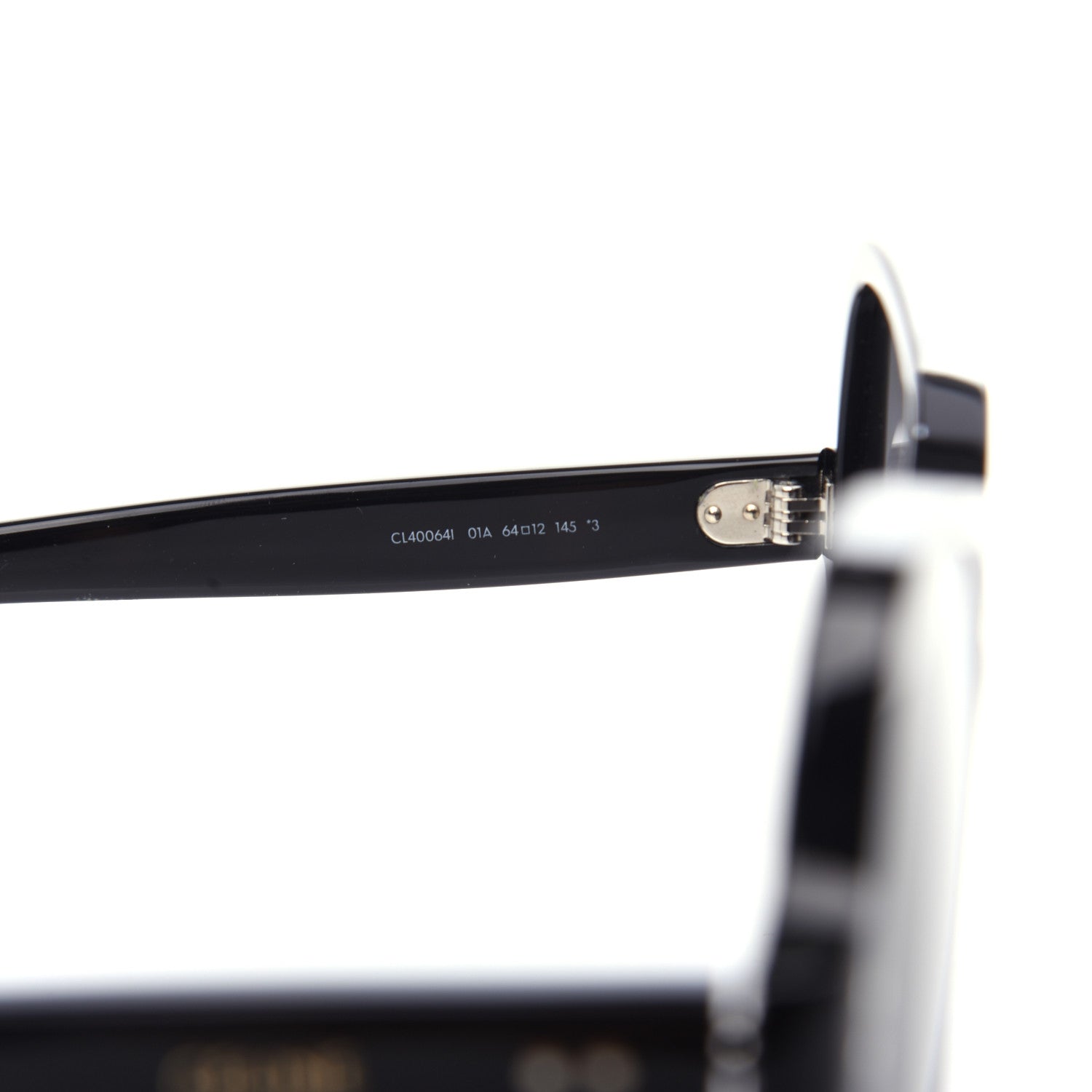Celine Acetate Butterfly Sunglasses CL40064I Black 6 of 6