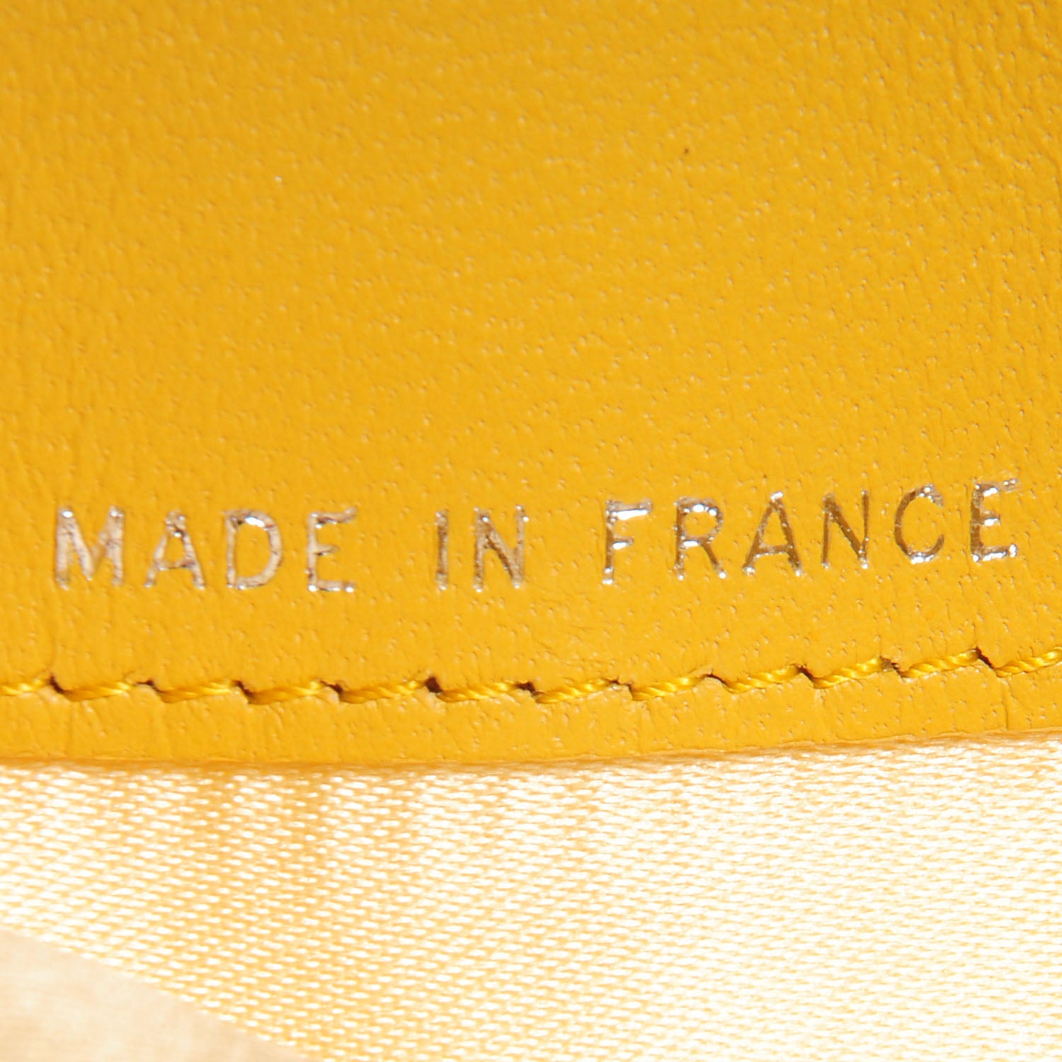 Chanel Nylon Travel Flap Wallet Yellow 9 of 9