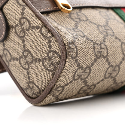 Gucci GG Supreme Monogram Web Small Ophidia Belt Bag 75 30 Dark Brown 9 of 10