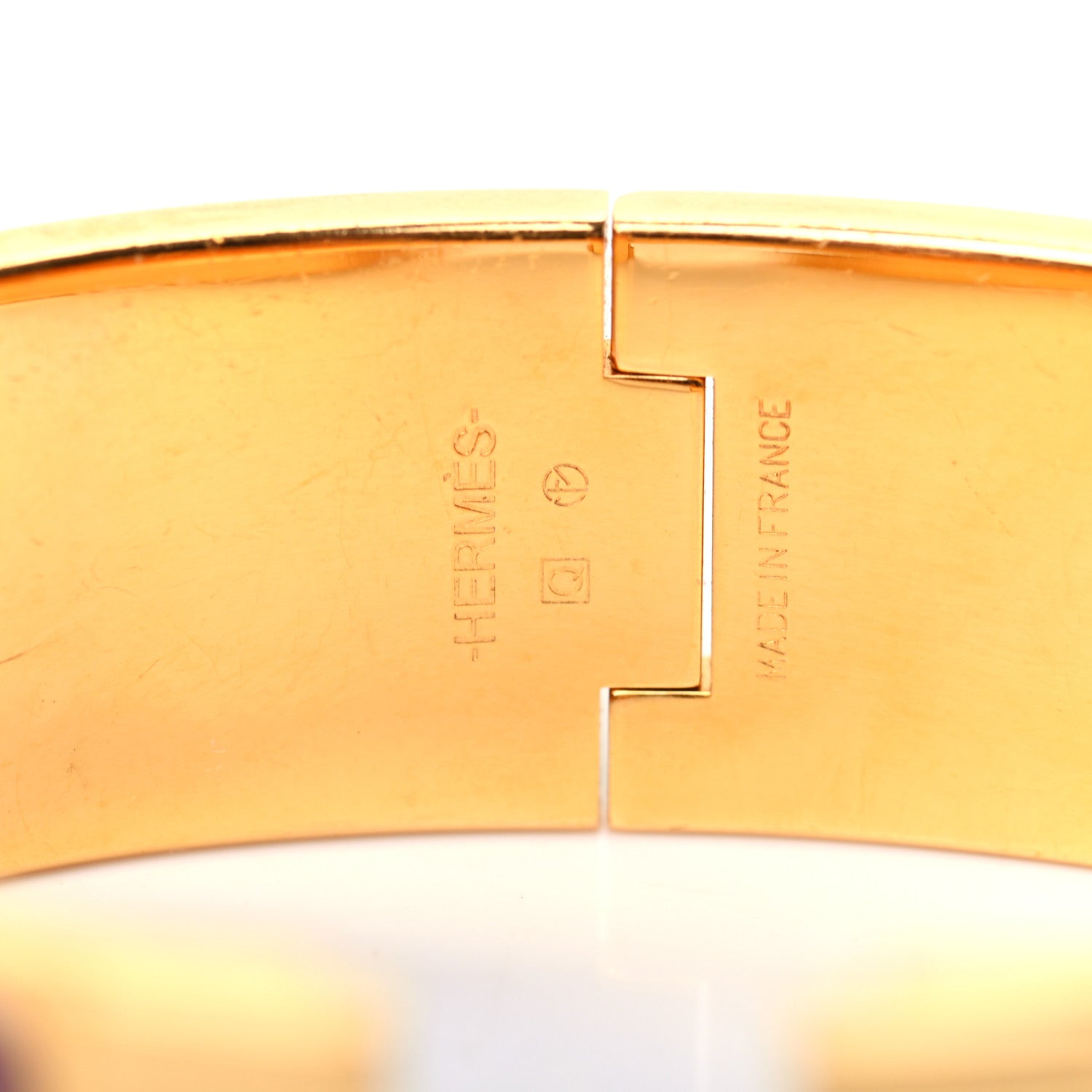 Hermes Enamel Wide Clic Clac H Bracelet GM Rose Velours 4 of 4