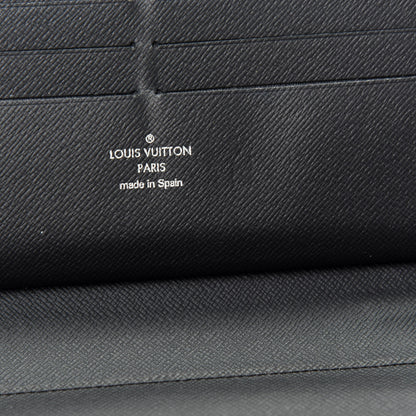 Louis Vuitton Taiga Zippy Organizer Wallet Black 6 of 8