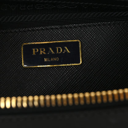 Prada Saffiano Lux Large Galleria Double Zip Tote Black 6 of 10