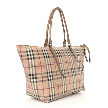 Burberry Haymarket Check Medium Salisbury Tote Camel 3 of 12