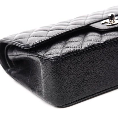Chanel Caviar Quilted Medium Double Flap Black 6 of 12