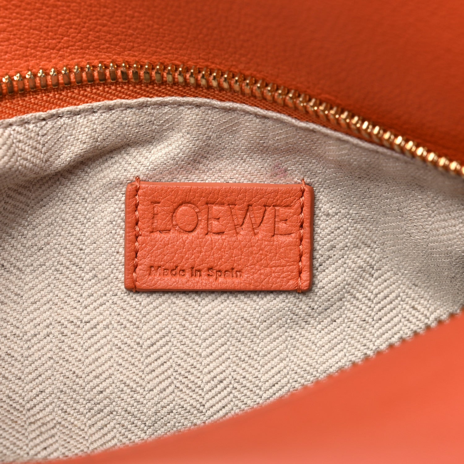 Loewe Calfskin Paula's Ibiza Degrade Mini Puzzle Bag Orange 6 of 14