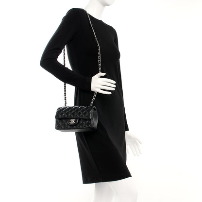 Chanel Caviar Quilted Mini Rectangular Flap Black 2 of 7