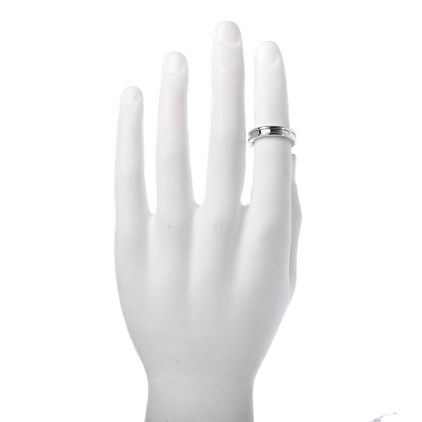 18K White Gold B.Zero1 One-Band Ring 56 7.5