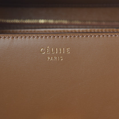 Celine Box Calfskin Medium Classic Box Flap Bag Camel 6 of 10