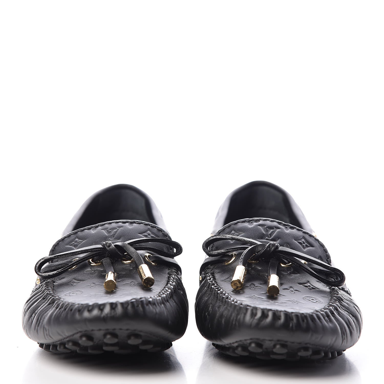 Louis Vuitton Empreinte Gloria Loafers 37 Black 2 of 7