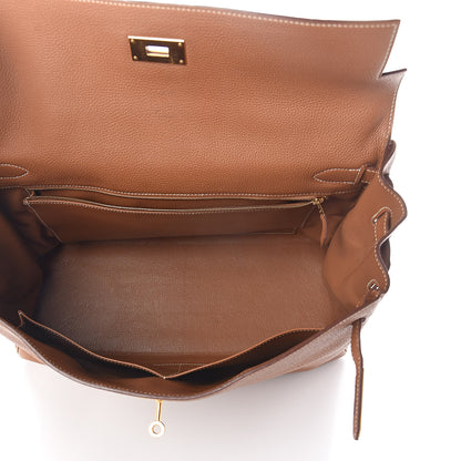 Hermes Togo Kelly Retourne 40 Gold 7 of 39