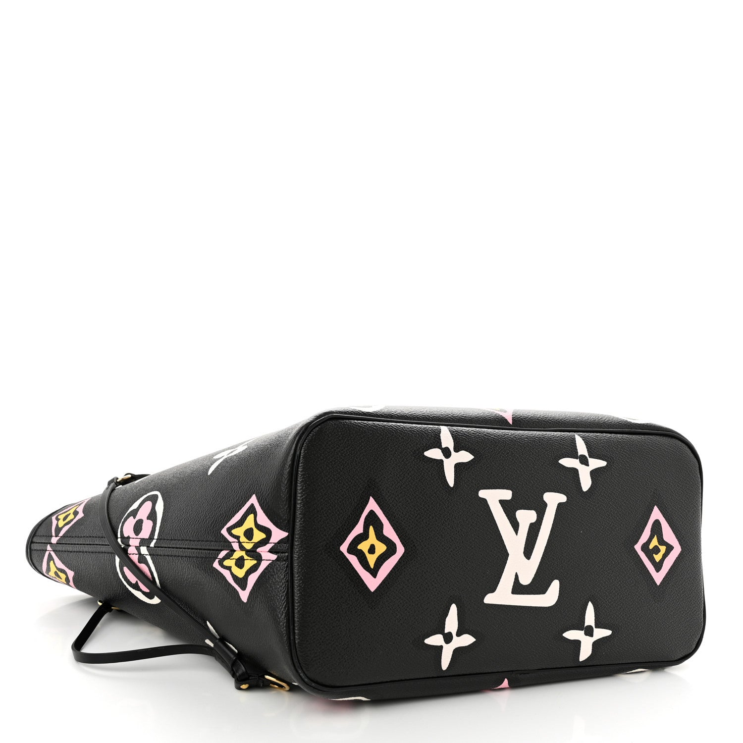 Louis Vuitton Monogram Giant Wild at Heart Neverfull MM Black 4 of 9