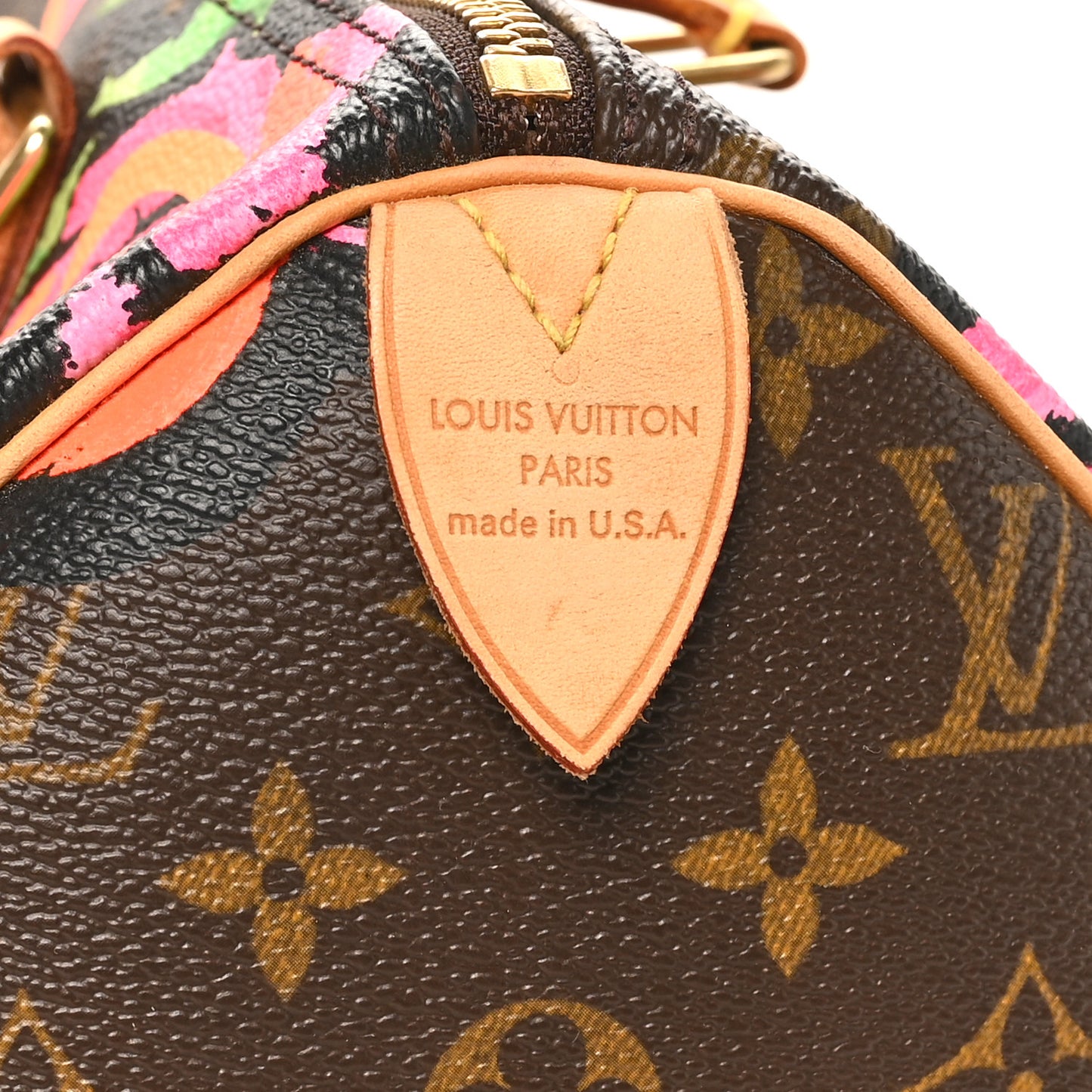 Monogram Roses Speedy 30