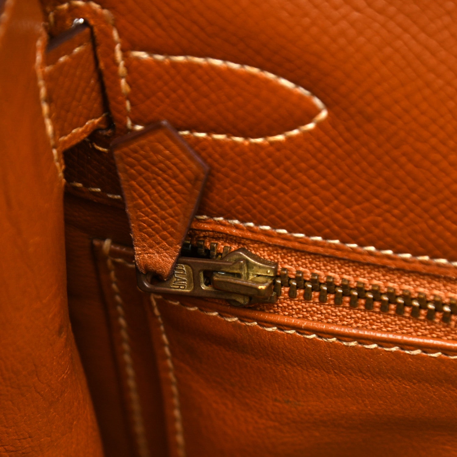 Hermes Courchevel Kelly Sellier 28 Gold 21 of 26