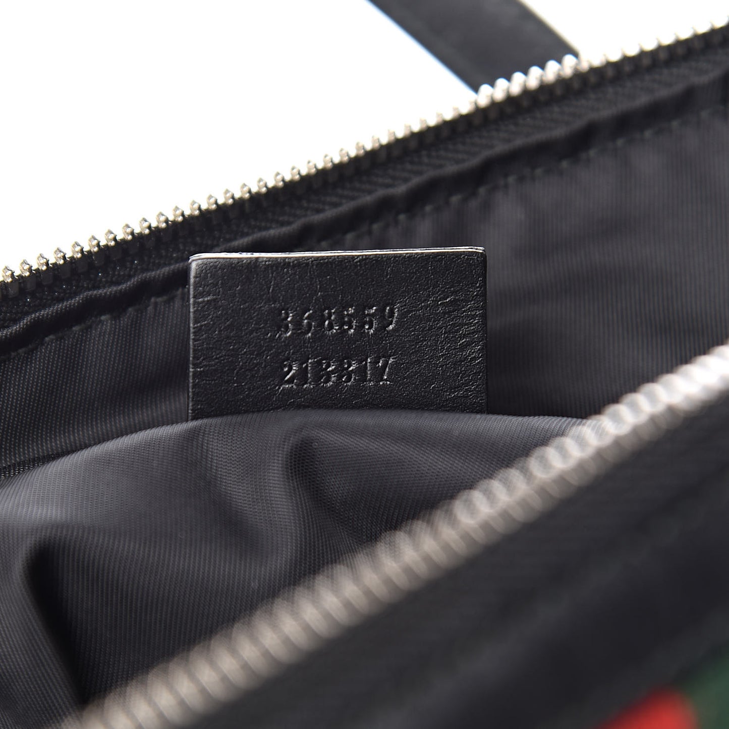Techno Canvas Web Vertical Tote Black