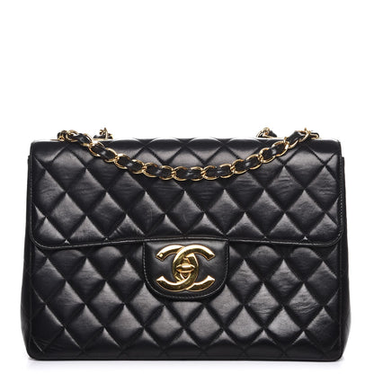 Chanel Lambskin Jumbo Flap Black 1 of 8
