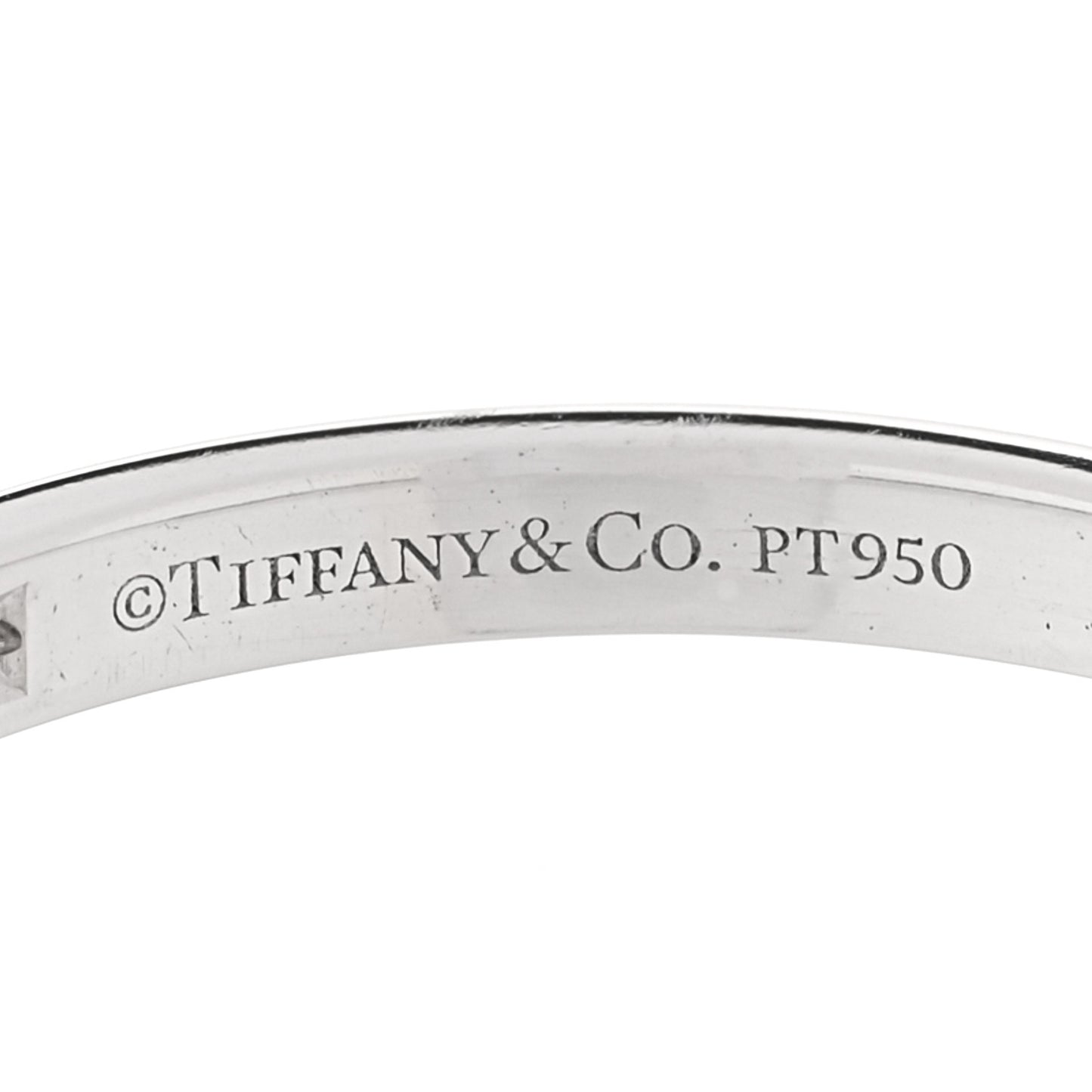 Platinum Diamond Soleste Half Eternity Band Ring 54 7