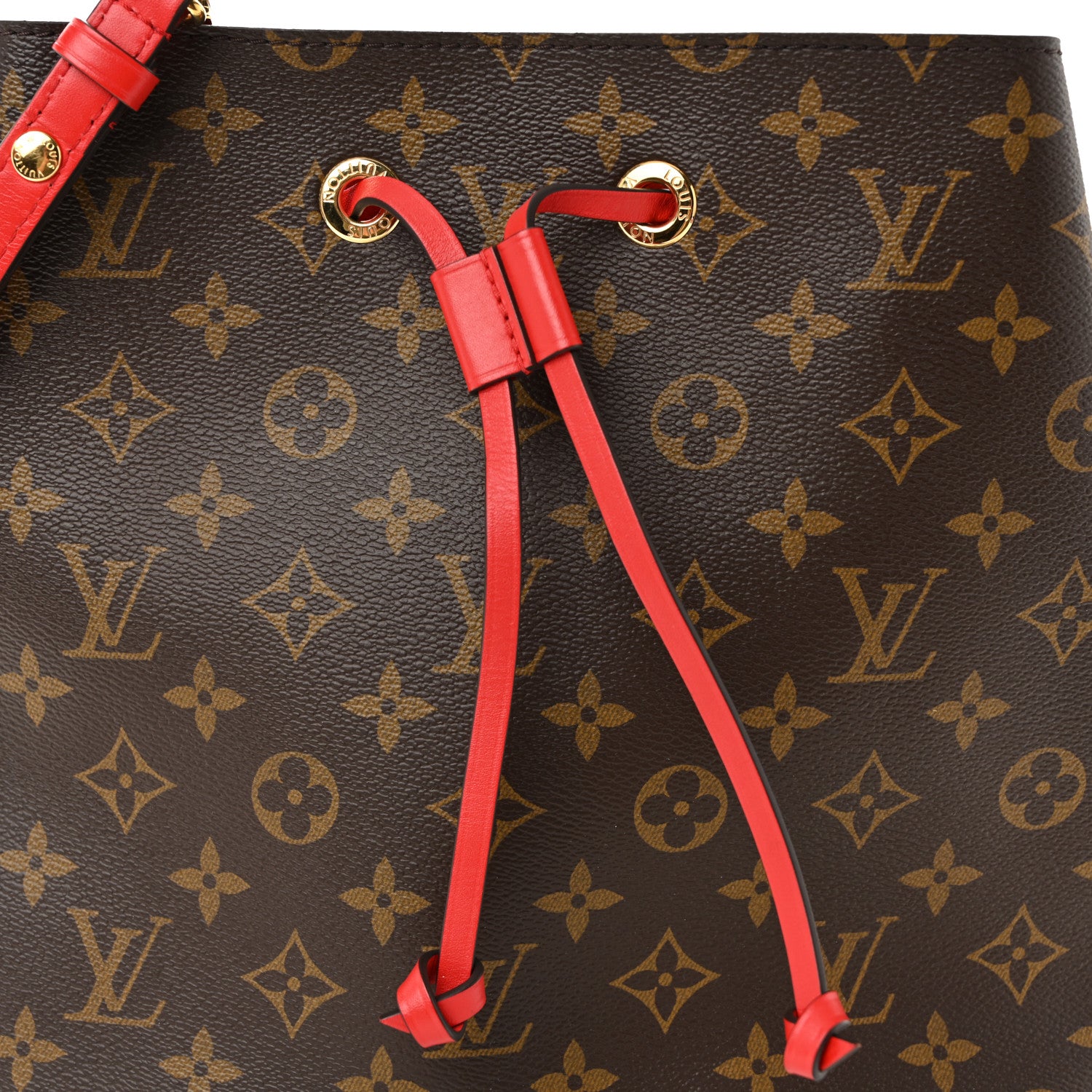 Louis Vuitton Monogram Neonoe MM Coquelicot 7 of 10