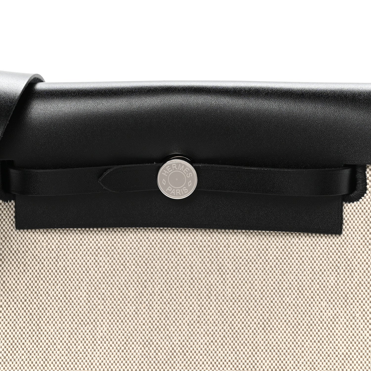 Hermes Toile H Vache Hunter Herbag Zip Retourne 20 Ecru Amande Black 8 of 11