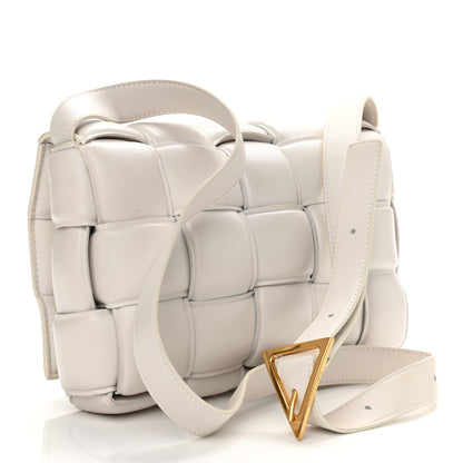 Bottega Veneta Nappa Maxi Intreccio Padded Cassette Crossbody Bag Chalk 3 of 10