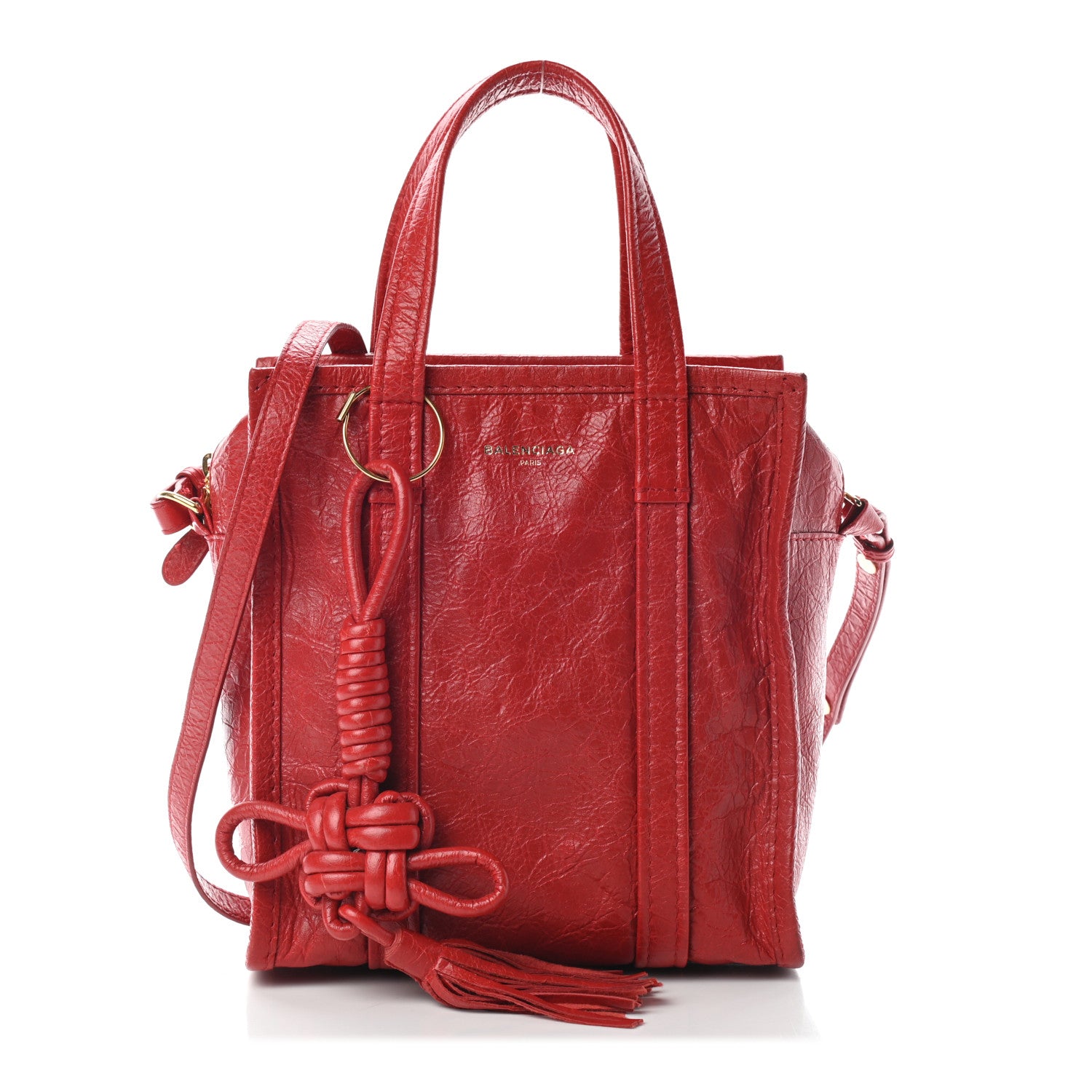 Balenciaga Agneau XS Bazar Shopper Tote Rouge Groseille 1 of 9