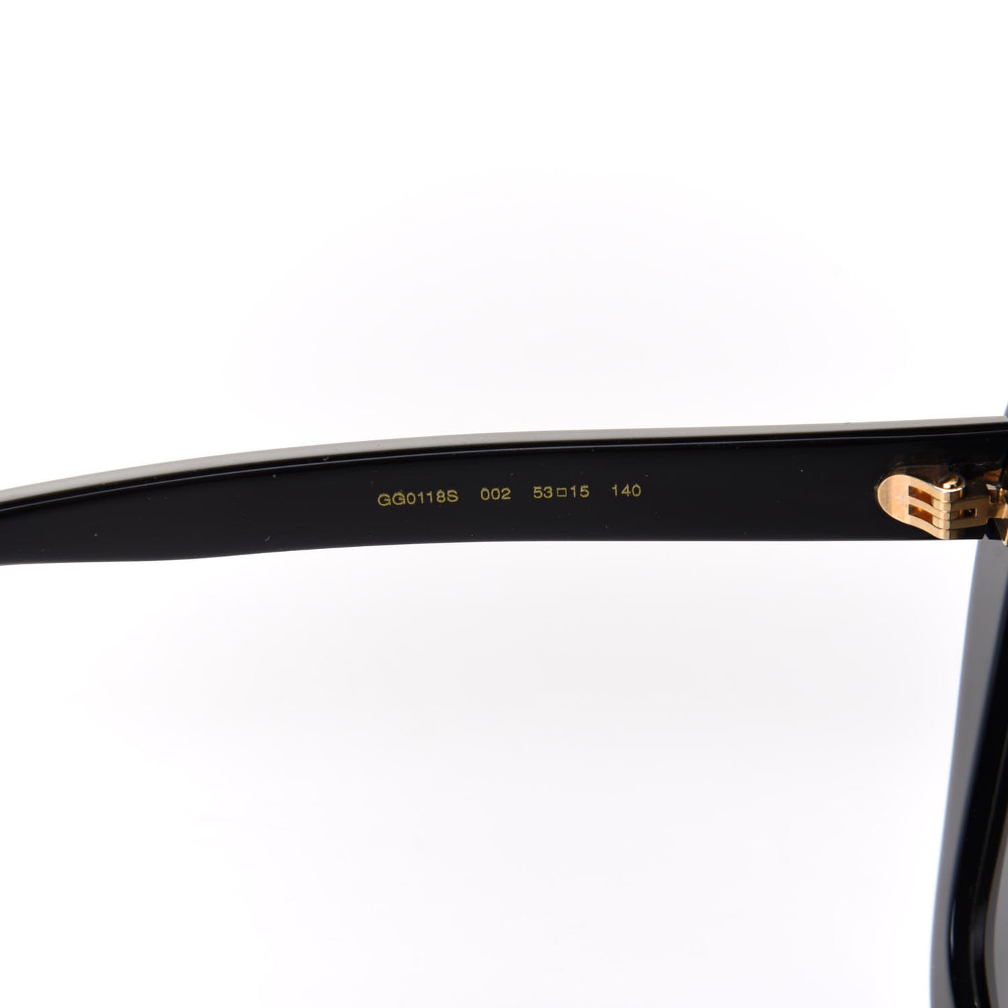 Crystal Cat Eye Sunglasses GG0118S Black