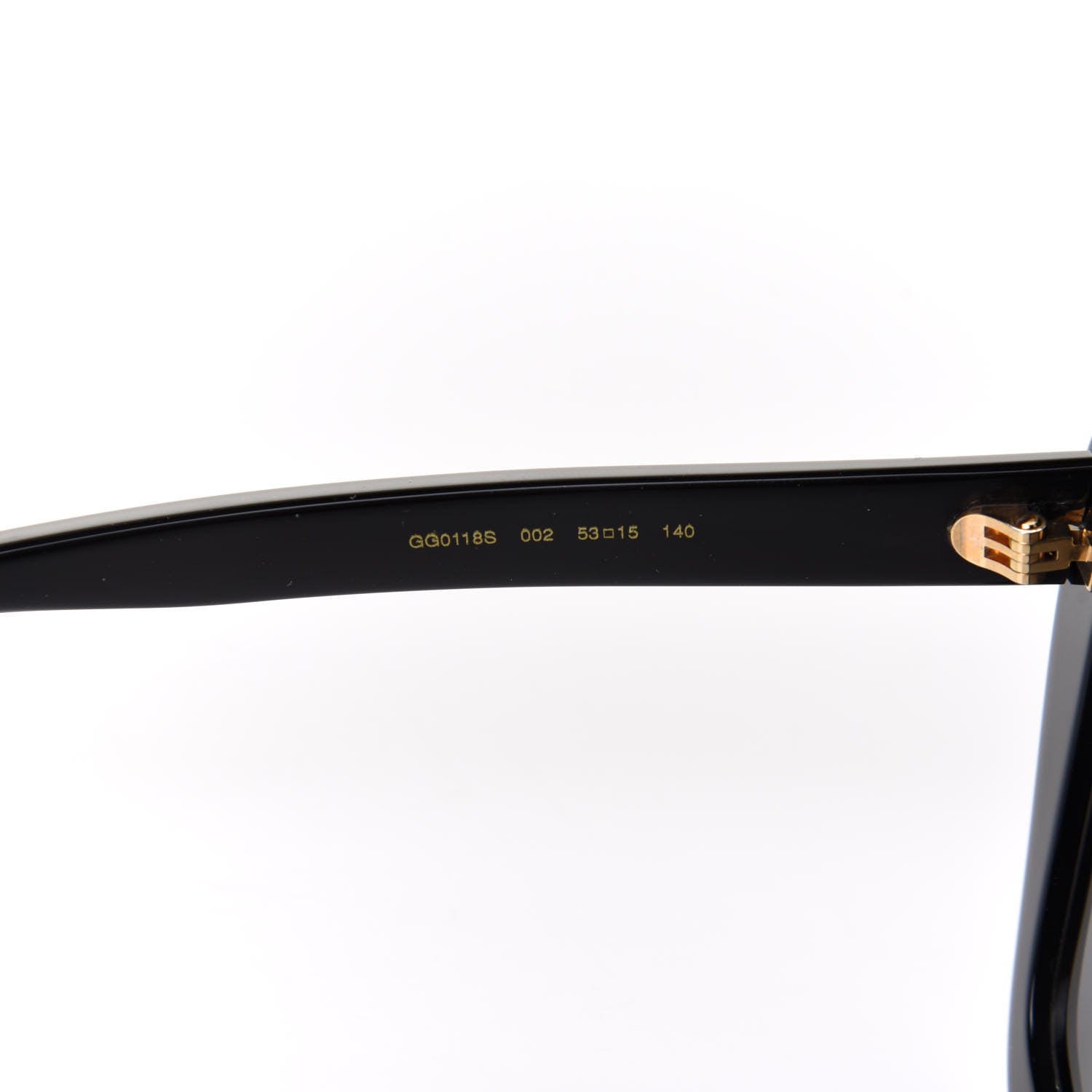 Gucci Crystal Cat Eye Sunglasses GG0118S Black 6 of 8