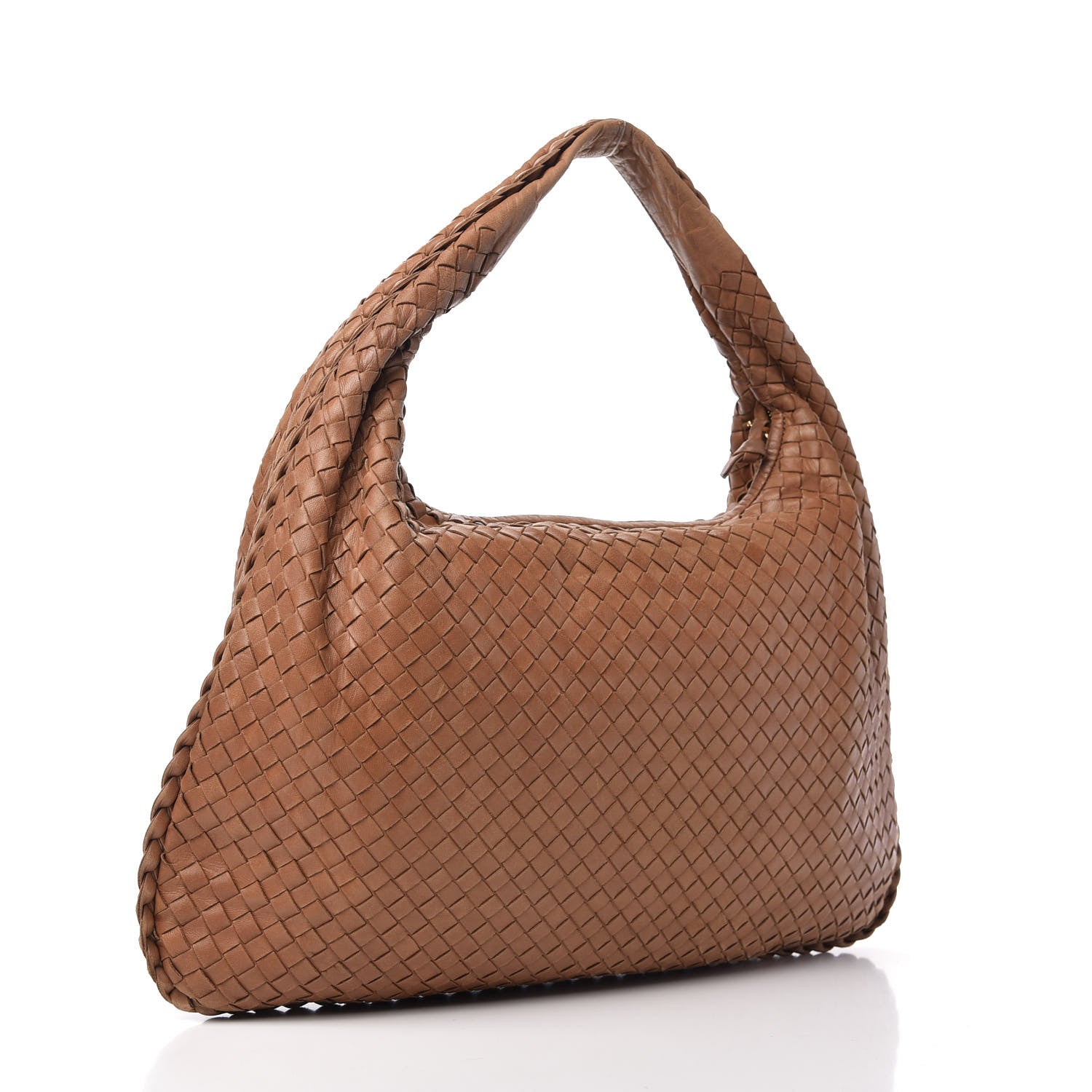 Bottega Veneta Nappa Intrecciato Large Veneta Hobo Noce 3 of 12
