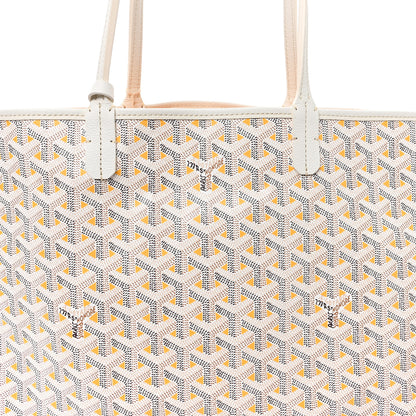 Goyard Goyardine Saint Louis Claire Voie PM White Yellow 9 of 11