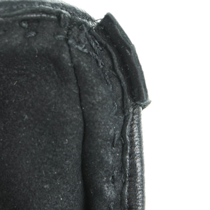Chanel Lambskin Perforated Fingerless Chain CC Gloves 7.5 Black 9 of 10