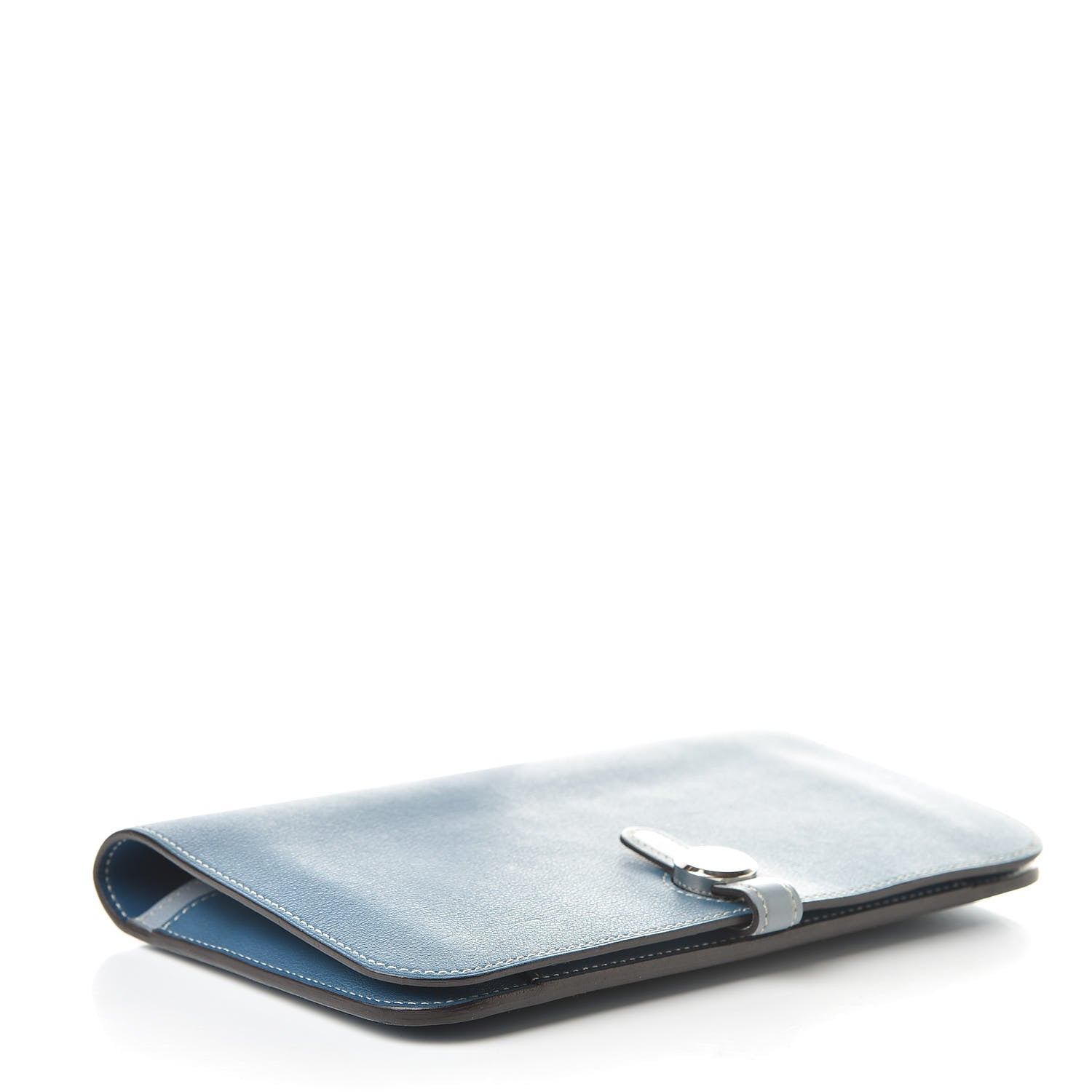 Hermes Swift Dogon Combined Wallet Bleu De Galice and Bleu Lin 5 of 14