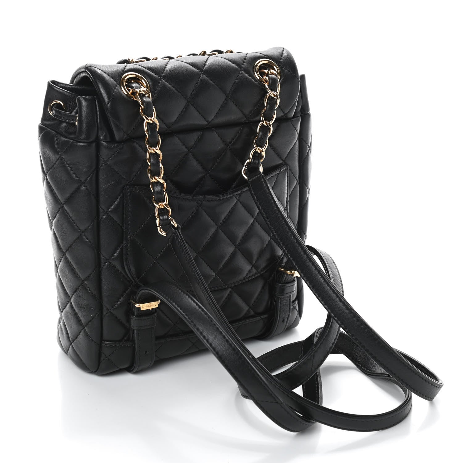 Chanel Lambskin Quilted Mini Urban Spirit Backpack Black 3 of 10
