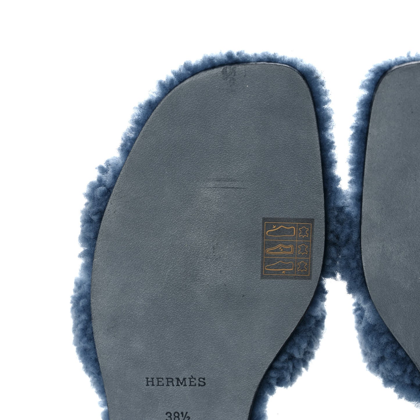 Woolskin Oran Sandals 38.5 Bleu