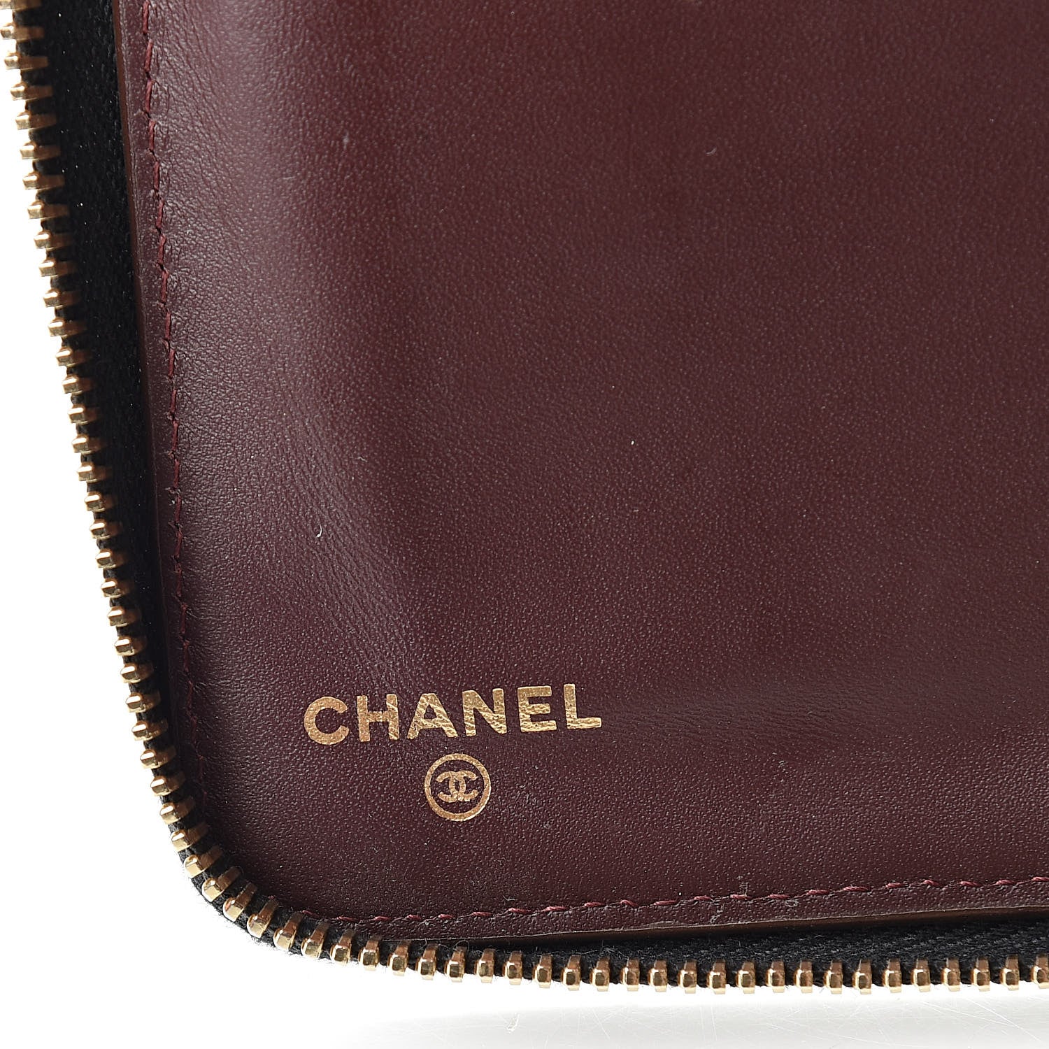 Chanel Caviar Quilted Large Zip Around Organizer Wallet Black 6 of 15