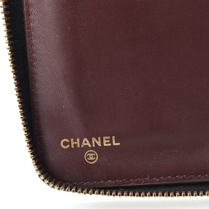 Chanel Caviar Quilted Large Zip Around Organizer Wallet Black 6 of 15