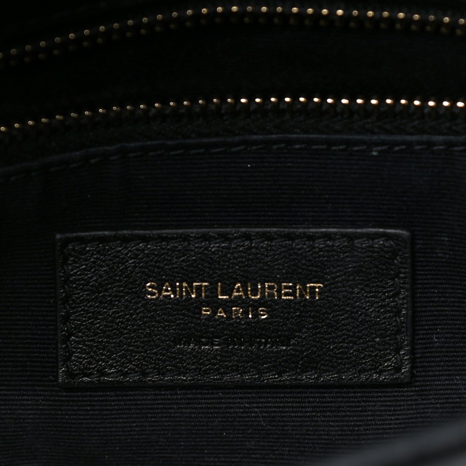 Saint Laurent Lambskin Quilted Toy Loulou Puffer Monogram Chain Satchel Black 11 of 15