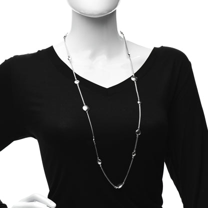 John Hardy Sterling Silver Palu Disc Station Sautoir Necklace 36" 2 of 5