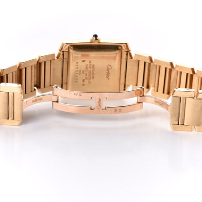 Cartier 18K Yellow Gold 28mm Tank Francaise Automatic Watch 6 of 7