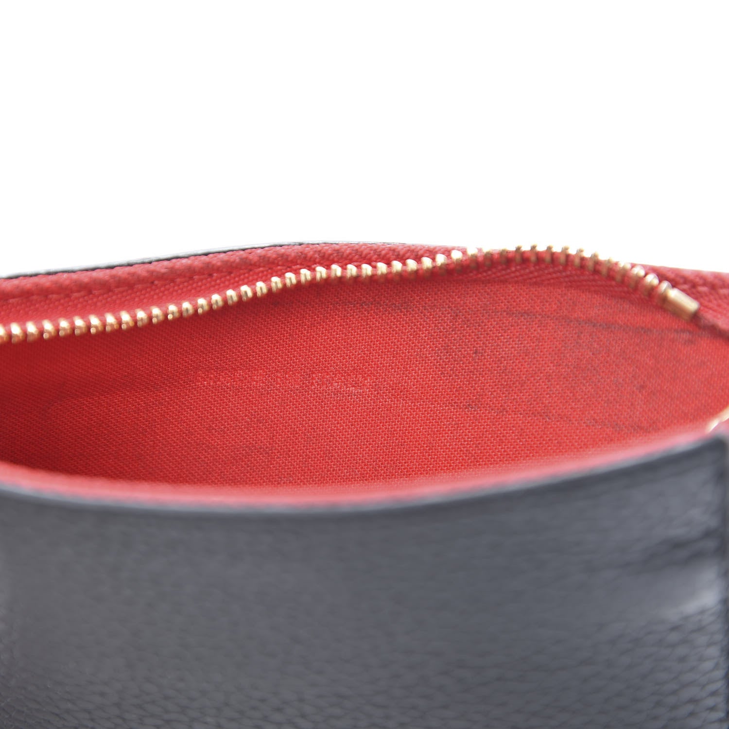 Christian Louboutin Calfskin Empire Panettone Spikes Key Ring Pouch Black 7 of 13