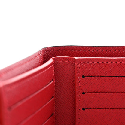 Louis Vuitton Damier Ebene Victorine Wallet Red 8 of 12