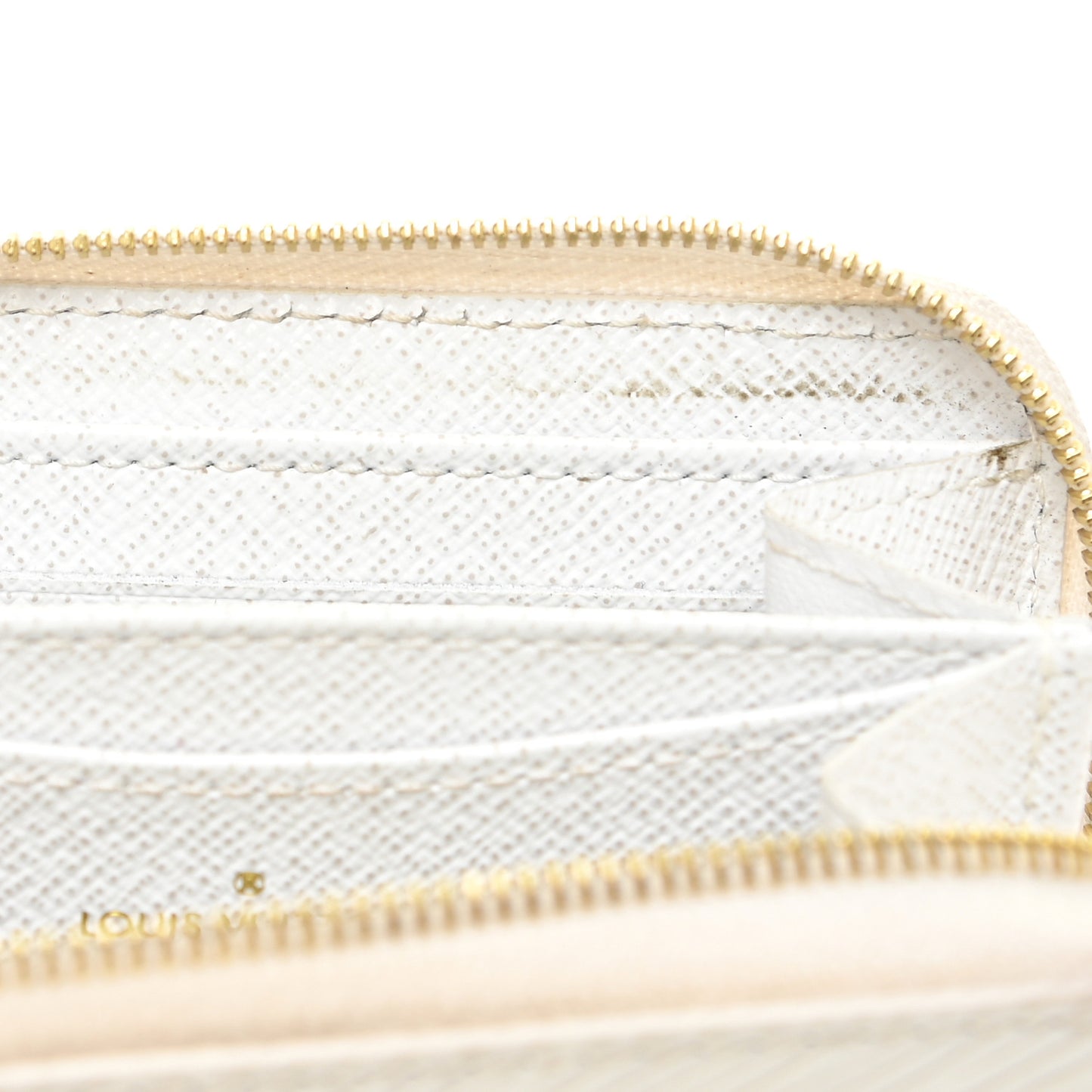 Epi Love Lock Zippy Coin Purse White
