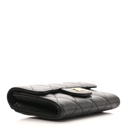 Chanel Caviar Quilted Flap Card Holder Wallet Black 4 of 7