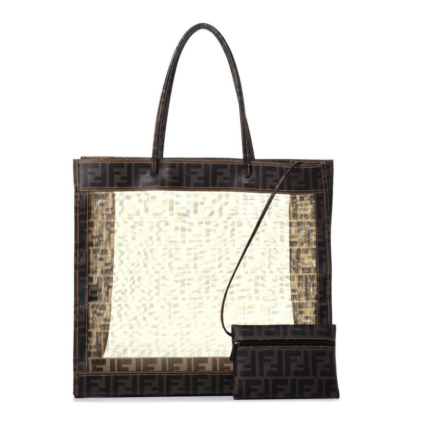 Mesh Glazed Fabric FF 1974 Tote Tobacco