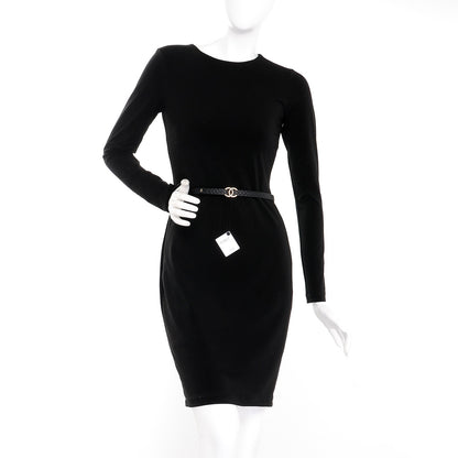Chanel Lambskin Quilted CC Belt 75 30 Black 2 of 8