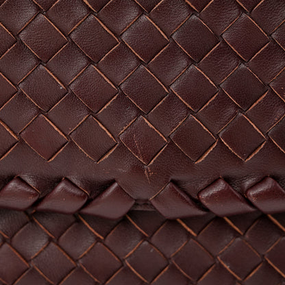 Bottega Veneta Nappa Intrecciato Baby Olimpia Shoulder Bag Dark Barolo 14 of 14