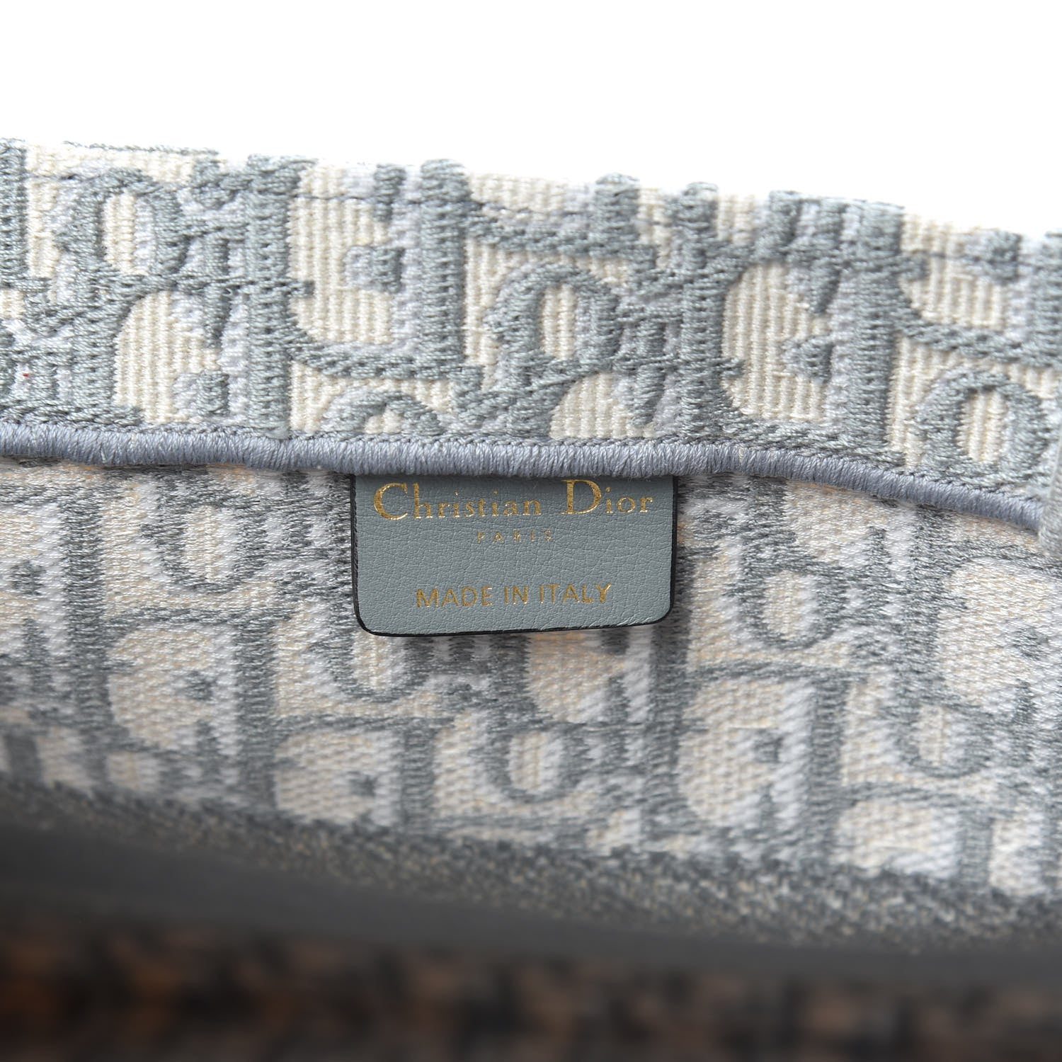 Christian Dior Oblique Medium Book Tote Grey 6 of 11